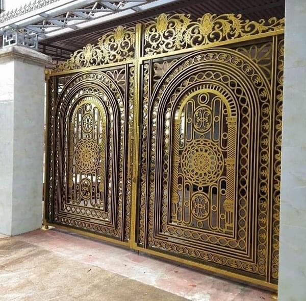 cửa cổng giả nhôm đúc